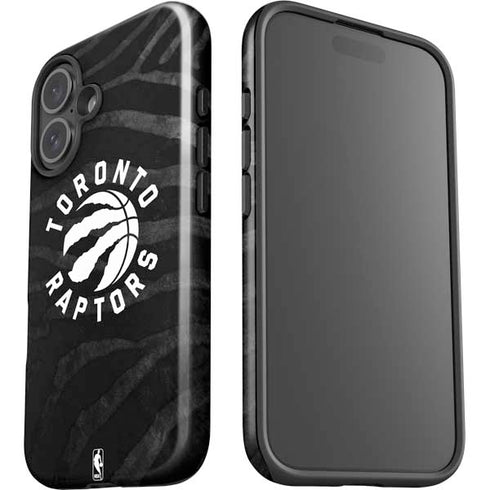 NBA Toronto Raptors Animal Print iPhone 16 Plus Impact Case